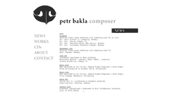 Desktop Screenshot of petrbakla.com